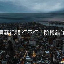 蘑菇视频 行不行｜阶段结论
