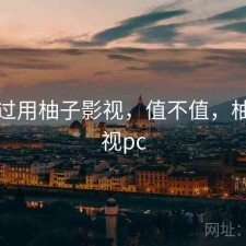 对比过用柚子影视，值不值，柚子影视pc