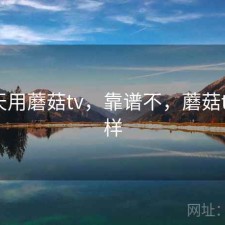 这几天用蘑菇tv，靠谱不，蘑菇tv怎么样