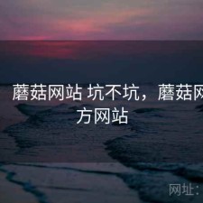 记录：蘑菇网站 坑不坑，蘑菇网络官方网站