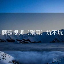 蘑菇视频（刚用）坑不坑