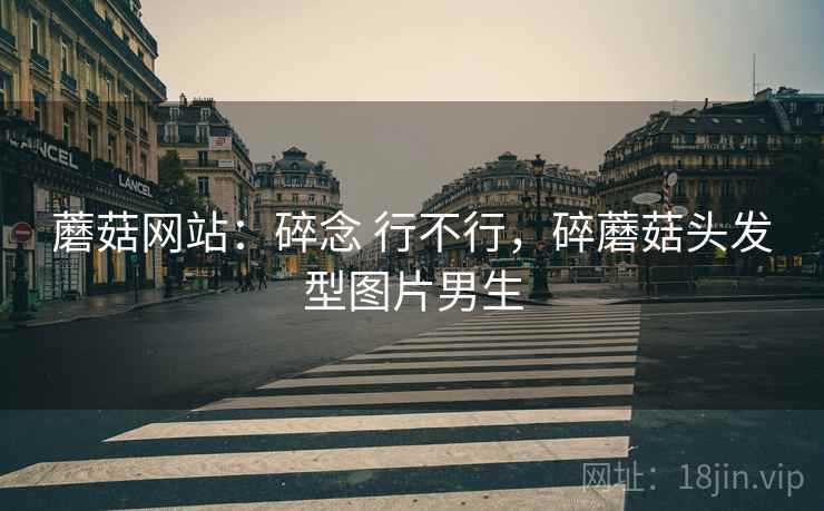 蘑菇网站:碎念 行不行,碎蘑菇头发型图片男生 第2张 蘑菇网站:碎念 行不行,碎蘑菇头发型图片男生 第2张