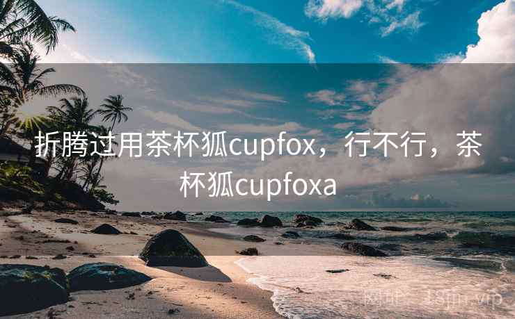 折腾过用茶杯狐cupfox,行不行,茶杯狐cupfoxa 第2张 折腾过用茶杯狐cupfox,行不行,茶杯狐cupfoxa 第2张